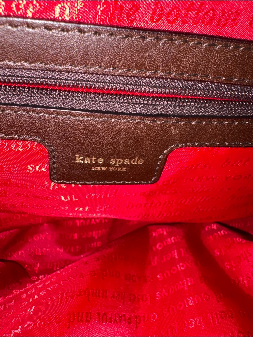 kate spade Black, White & Red Plaid Wool Hobo Bag - Picture 8 of 12